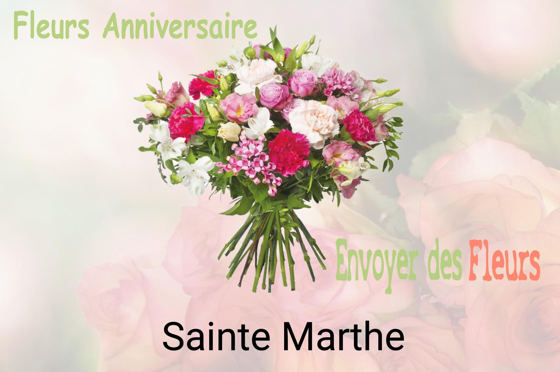 Bouquet de fleurs d’anniversaire livré à Sainte-Marthe